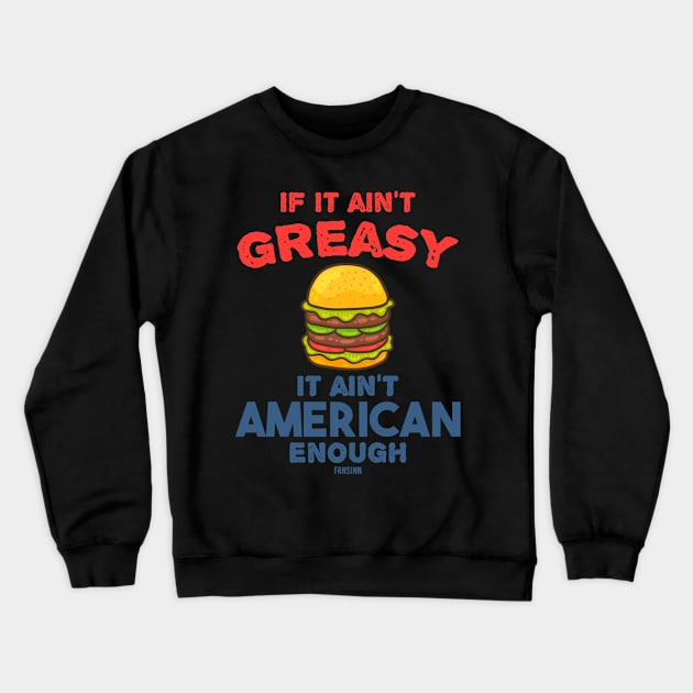 I Love USA America proud American Crewneck Sweatshirt by fansinn